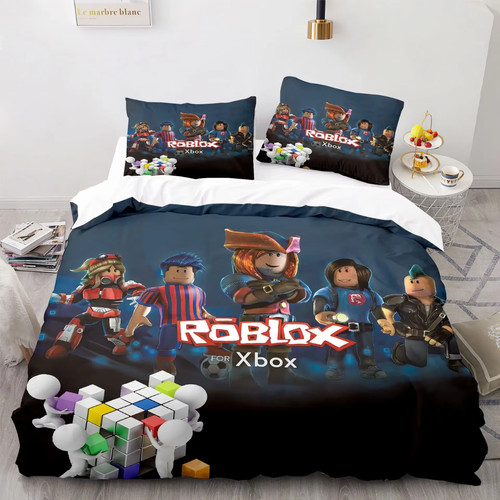 Roblox bed sheet set pillow - bed,