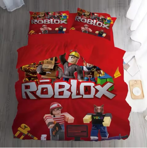 Cartoon roblox bed quilt - cartoon,